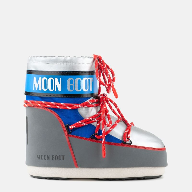 Silver/Blue/Red