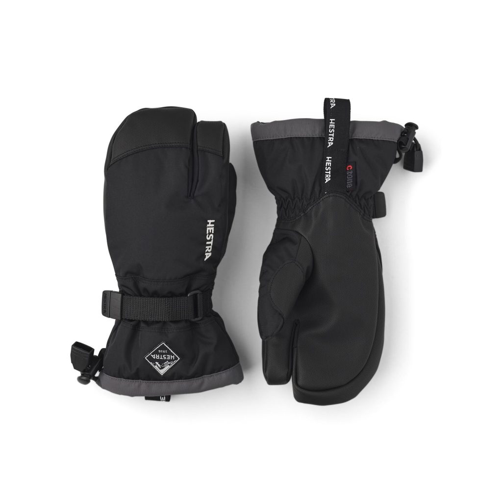 Hestra Powder Gauntlet 3-Finger Gloves – Insulated Leather Winter